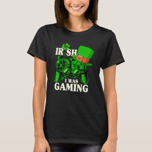 Irish I Gaming Controller Boys Gamer St Patric T-Shirt