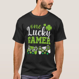 Irish I Gaming St Patricks Day Gamer Boys Men Men T-Shirt