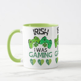Irish I Gaming" St. Patrick's Day Tasse
