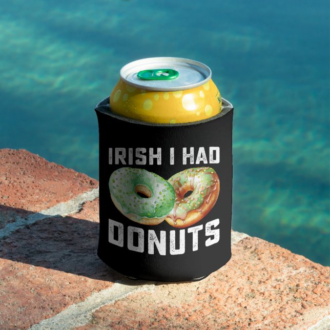 Irish I Had Donuts Lovers Funny St Patrick's Day Dosenkühler (In Situ Pool)