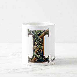 Irish I Monogram Coffee Mug Kaffeetasse