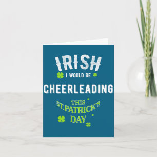 Irish Ich Wünschte, Ich Würde Am St. Patrick's Day Karte
