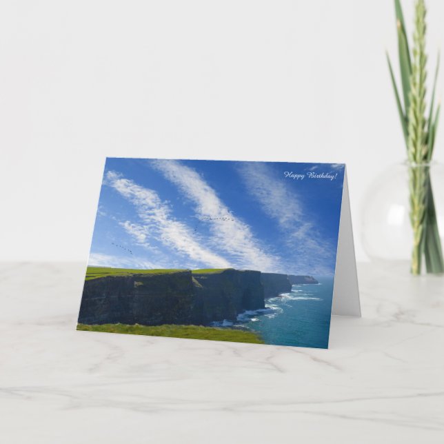 Irish Image for Birthday Grußkarte Karte (Vorderseite)