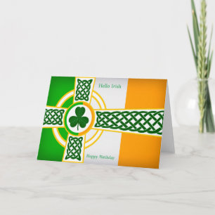 Irish Image for Birthday Grußkarte Karte