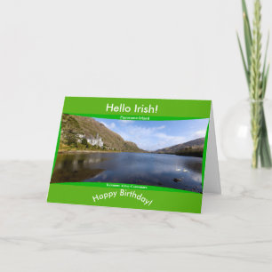 Irish Image for Irish Birthday Grußkarte Karte