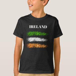 *~* IRISH IRLAND Einfache Abstrakte Flagge T - Shi T-Shirt