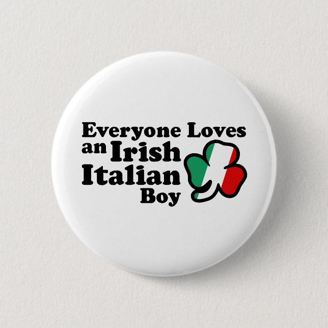 Irish Italian Boy Button (Vorderseite)