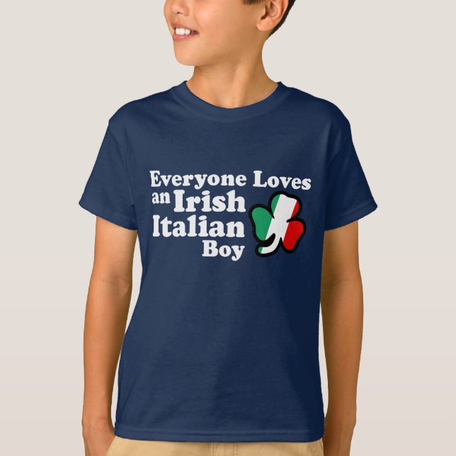 Irish Italian Boy T-Shirt (Vorderseite)