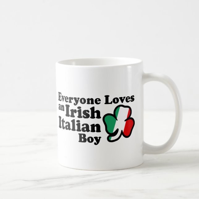 Irish Italian Boy Tasse (Rechts)