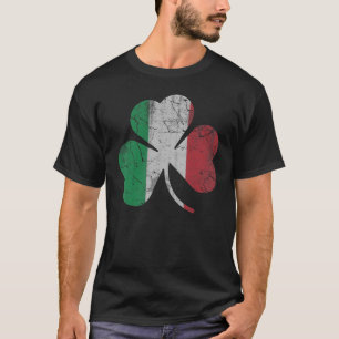 Irish Italian Flag Kleeblatt St Patrick's Day Ital T-Shirt