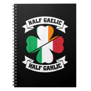 Irish Italian Half Gaelic Half Knolic Saint Patric Notizblock