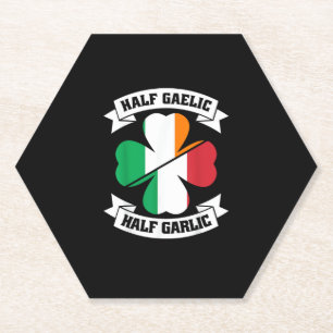 Irish Italian Half Gaelic Half Knolic Saint Patric Untersetzer