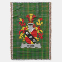 Irish Ivers Coat of Arms Familienwappen Irland