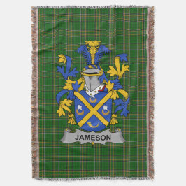 Irish Jameson Coat of Arms Familienwappen Irland Decke