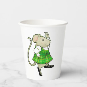 IRISH JIG MOUSE Paper Cups Pappbecher