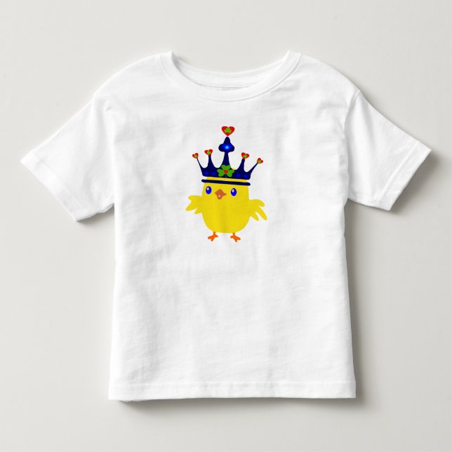 ♫ ♥ Irish King Chicken Toddlers' Jersey T - Shirt (Vorderseite)