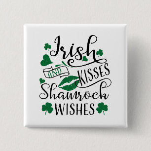 Irish Kisses and Kleeblatt Wish Button