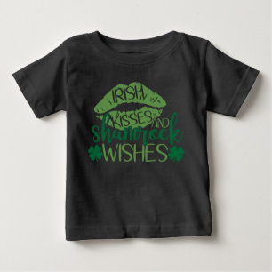 Irish Kisses & Kleeblatt Wishings Baby T-shirt
