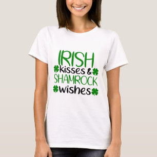 Irish Kisses & Kleeblatt Wishings T-Shirt