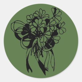 Irish Kleeblatt Bouquet St. Patrick's Day Sticker