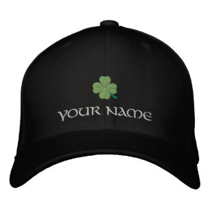 Irish Kleeblatt Cover von St Patrick Bestickte Kappe