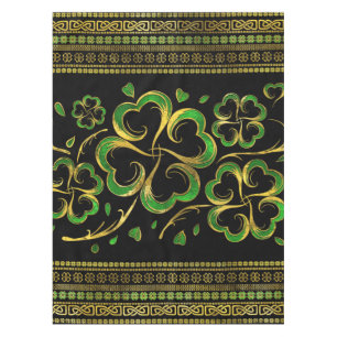 Irish Kleeblatt Four-leaf Lucky Clover Tischdecke