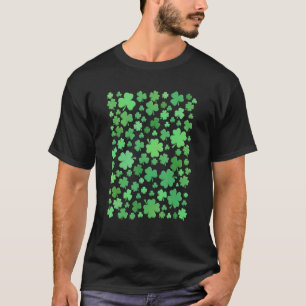 Irish Kleeblatt Gefärbte Krawatte Happy St Patrick T-Shirt