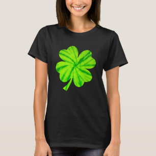 Irish Kleeblatt Gefärbte Krawatte Happy St Patrick T-Shirt
