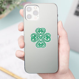 Irish Kleeblatt Green Celtic Lucky Clover Aufkleber