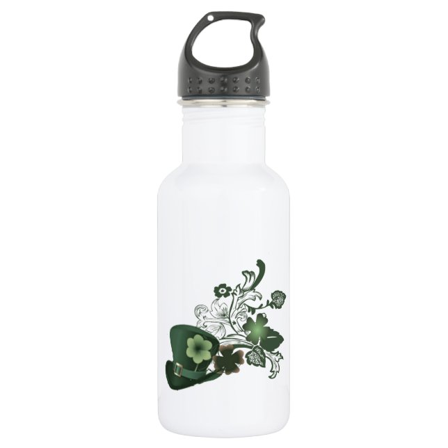 Irish Kleeblatt Hat Trinkflasche (Vorderseite)
