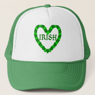 Irish Kleeblatt Heart Truckerkappe