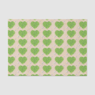 Irish Kleeblatt Heart Wedding Seidenpapier