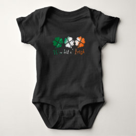 Irish Kleeblatt Irish Flag Baby Strampler