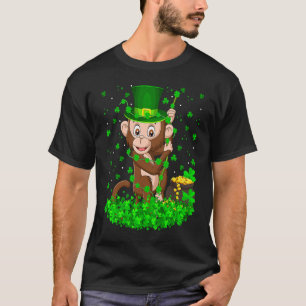 Irish Kleeblatt Leprechaun Bonobo St Patrick's Day T-Shirt