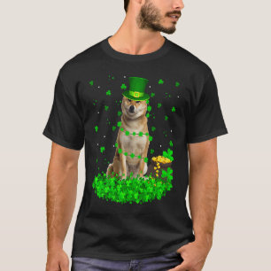 Irish Kleeblatt Leprechaun Shiba Inu Dog St Patric T-Shirt