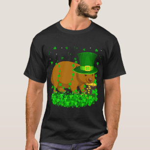 Irish Kleeblatt Leprechaun Wombat St Patrick's Day T-Shirt