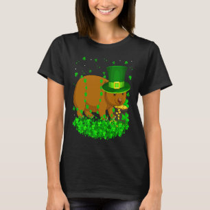 Irish Kleeblatt Leprechaun Wombat St Patrick's Day T-Shirt
