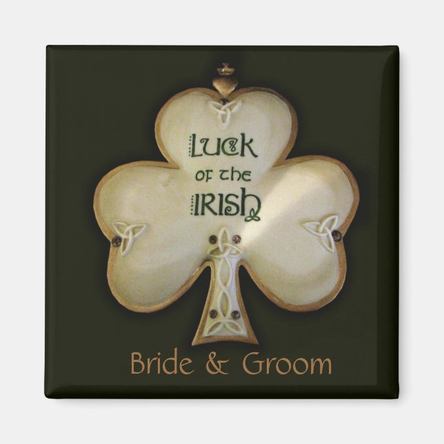Irish Kleeblatt Magnet (Vorne)