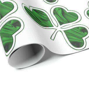 Irish Kleeblatt Pattern Geschenkpapier