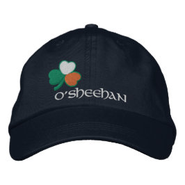 Irish Kleeblatt Personalisiert Tricolor Bestickte Baseballkappe