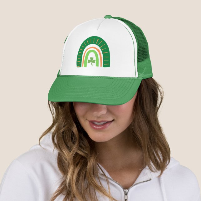 Irish Kleeblatt Rainbow Truckerkappe (Beispiel)