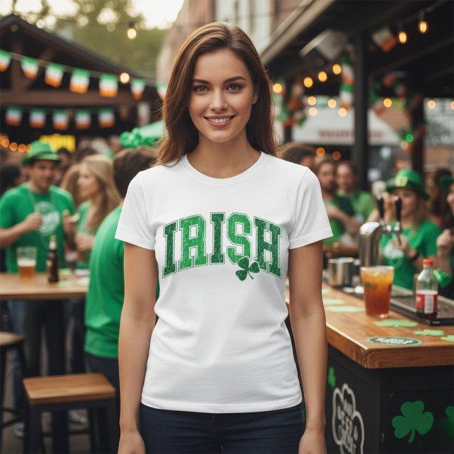 Irish Kleeblatt Retro St Patrick's Day T-Shirt (Irish Shamrock Retro St Patrick's Day T-Shirt)