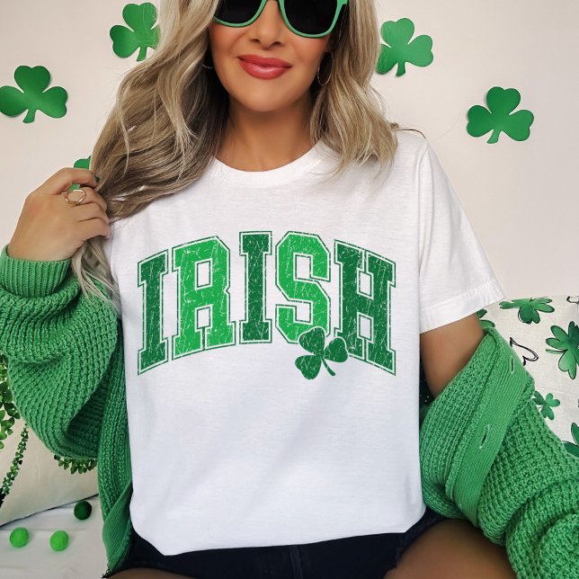 Irish Kleeblatt Retro St Patrick's Day T-Shirt (Irish Shamrock Retro St Patrick's Day T-Shirt)