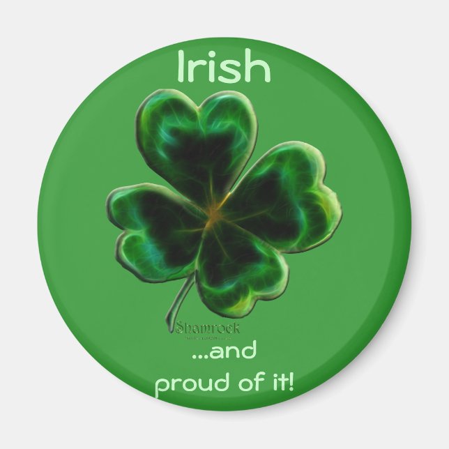 Irish Kleeblatt Series Magnet (Vorne)