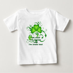 Irish Kleeblatt Sprichwort Baby T-shirt