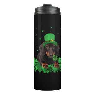 Irish Kleeblatt St Patrick's Day Dackel Cool T-S Thermosbecher