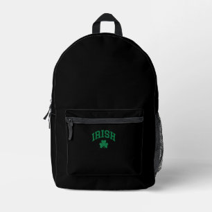 Irish Kleeblatt St Patricks Day Irland Pride Irish Bedruckter Rucksack