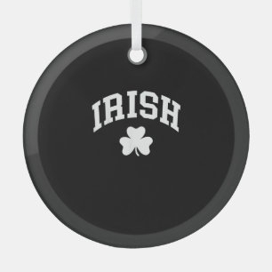Irish Kleeblatt St Patricks Day Irland Pride Irish Ornament Aus Glas