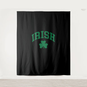 Irish Kleeblatt St Patricks Day Irland Pride Irish Wandteppich