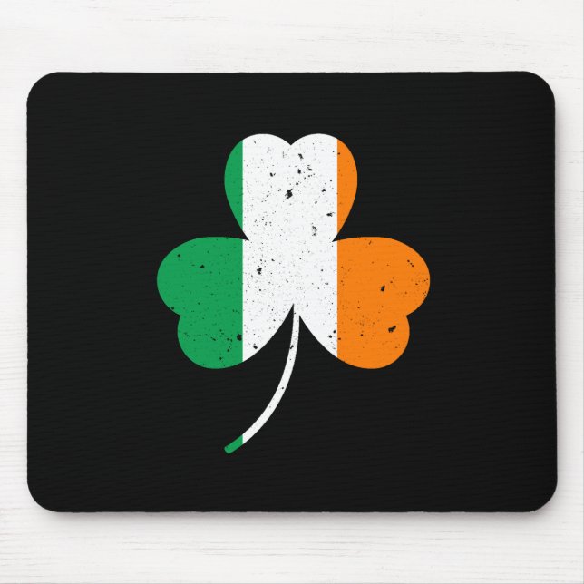 Irish Kleeblatt St Patrick's Day Mousepad (Vorne)